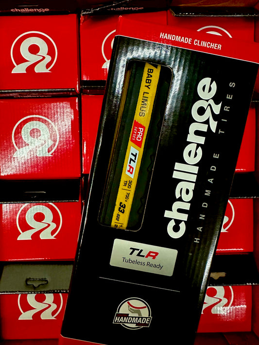 Challenge Baby Limus Handmade TLR PRO Black and Tan Tire 700 x 33