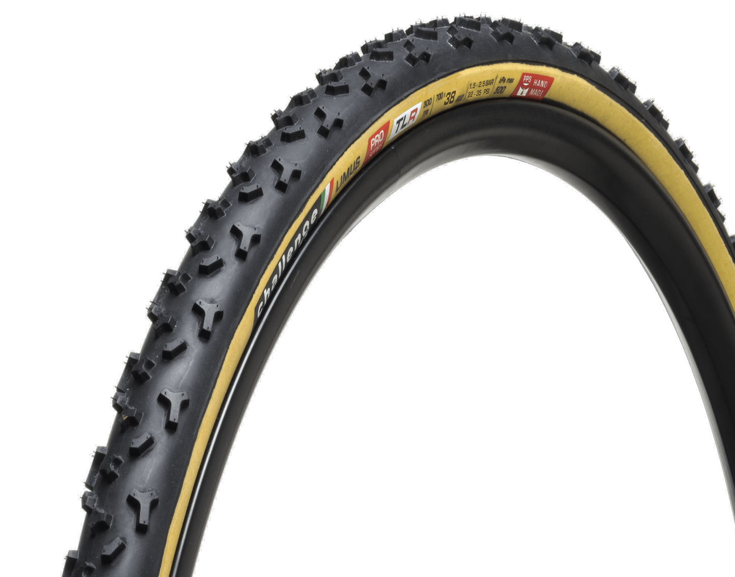 Challenge Limus Handmade TLR PRO Black and Tan Tire 700 x 38