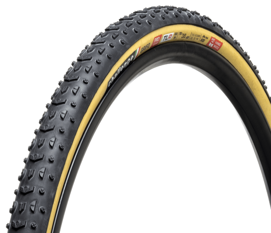 Challenge Grifo Handmade TLR PRO Black and Tan Tire 700 x 38